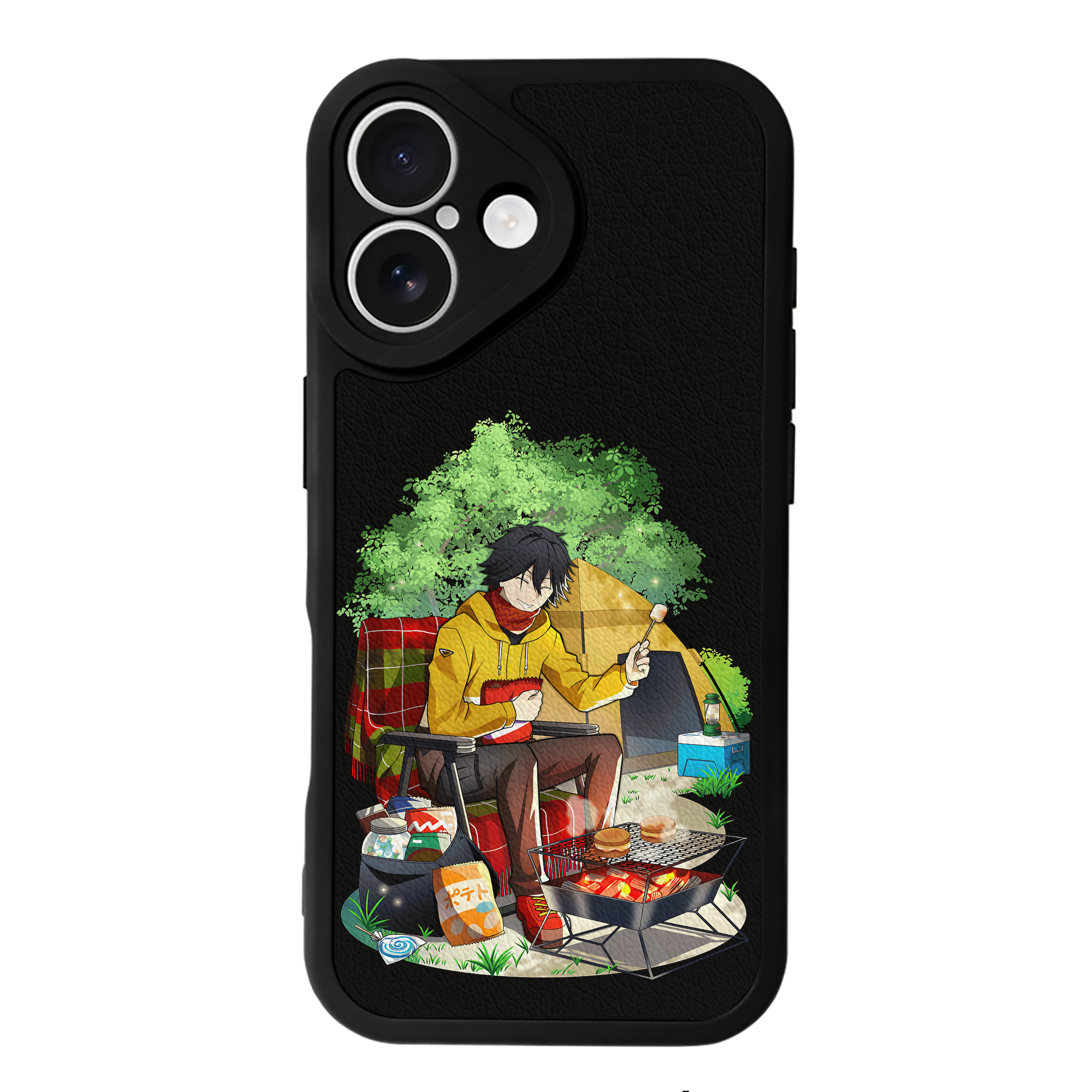 （画像用） 文豪ストレイドッグス Bungo Stray Dogs 【iPhone 16シリーズ対応】シリコンスマホケース（レザー調） 材質：シリコン